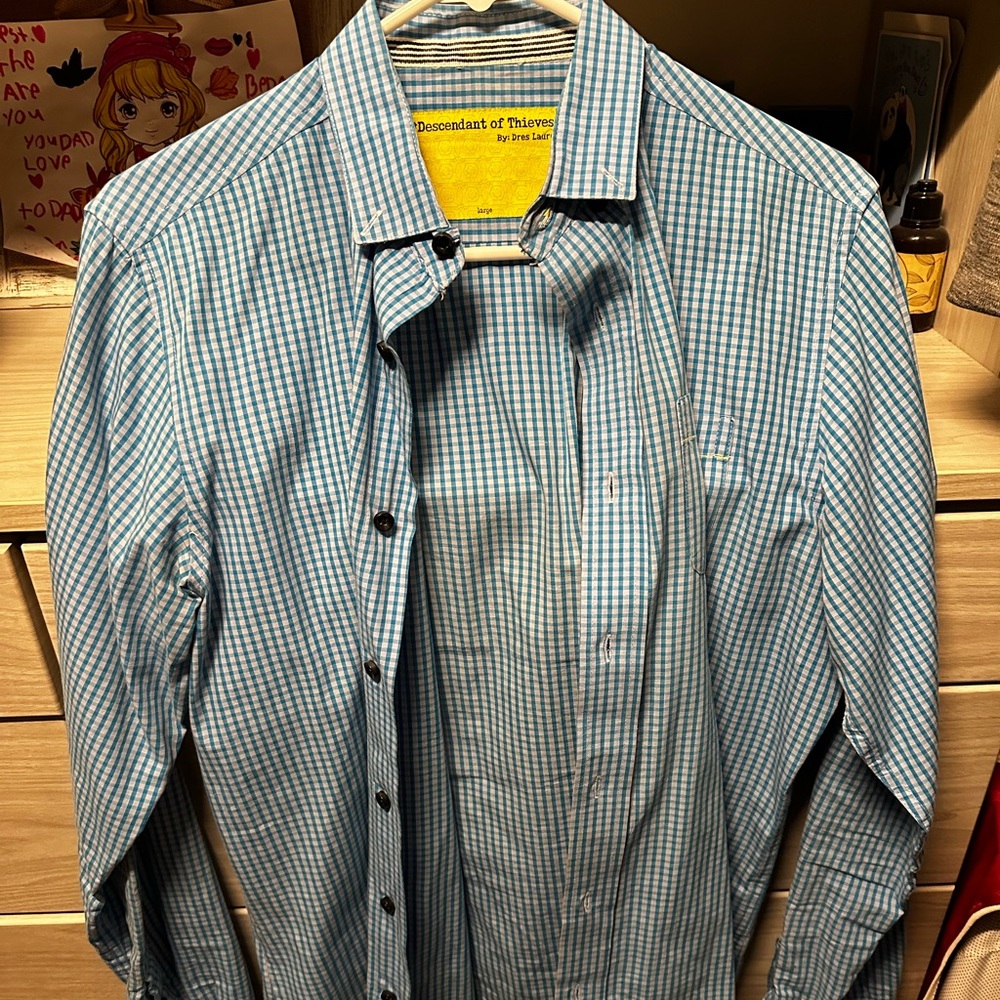 Descendant of Thieves button up-by Dres Ladro